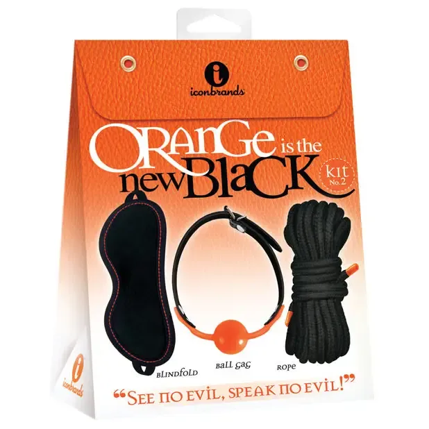 The 9s Orange is the New Black Kit 2 See No Evil Speak No Evil Icon Brands INC Vibrators The 9s Orange is the New Black Kit 2 See No Evil Speak No Evil Icon Brands INC Vibrators