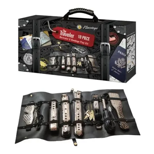 The Traveler Restraint Bondage Play Kit 10 pcs Novelties By Nasswalk Couples The Traveler Restraint Bondage Play Kit 10 pcs Novelties By Nasswalk Couples