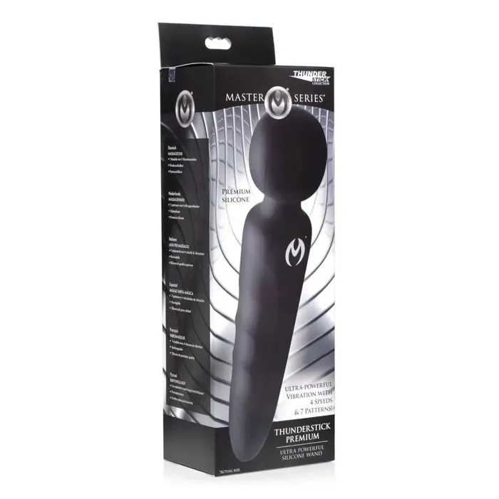 Thunderstick Premium Ultra Powerful Silicone Rechargeable Wand Master Series Female Sex Toys