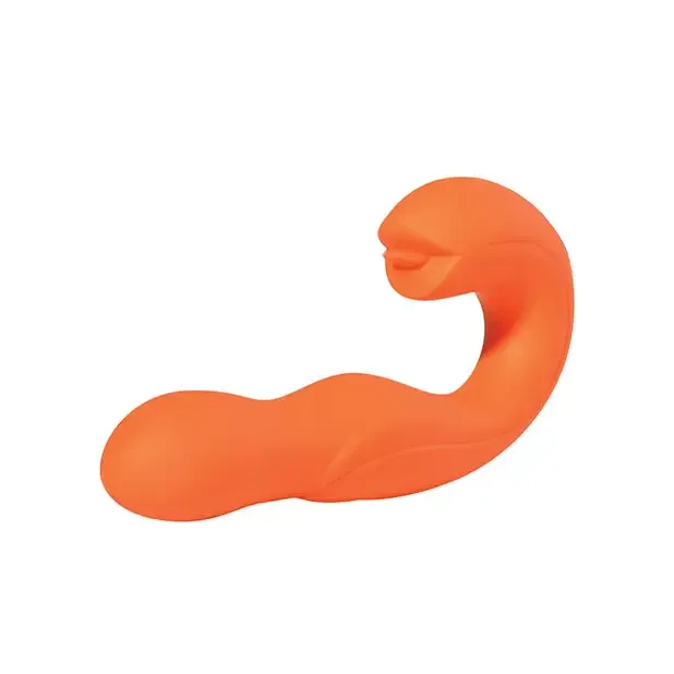 UC Global Trade INC Vibrators Honey Play Box Joi Rotating Head Gspot Vibrator and Clit Licker Orange