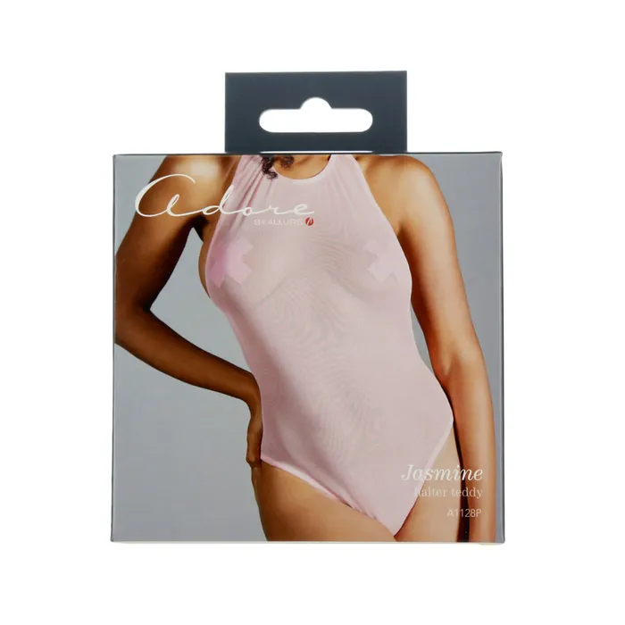 Vibrators Adore By Allure Jasmine Halter Teddy Pink OS Allure