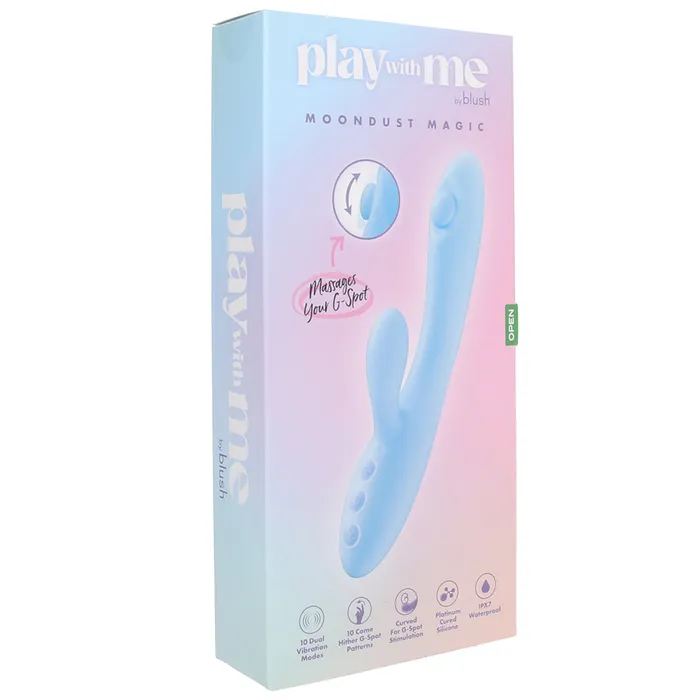 Vibrators Blush Play with Me Moondust Magic Rabbit Vibe