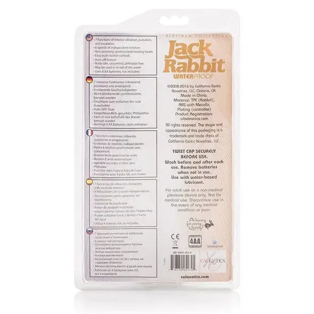 Vibrators CalExotics Jack Rabbits Platinum Collection Vibrators CalExotics Jack Rabbits Platinum Collection