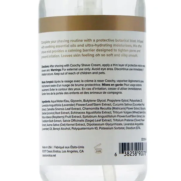 Vibrators Coochy Coochy After Shave Protection Mist Botanical Blast 4 floz Vibrators Coochy Coochy After Shave Protection Mist Botanical Blast 4 floz