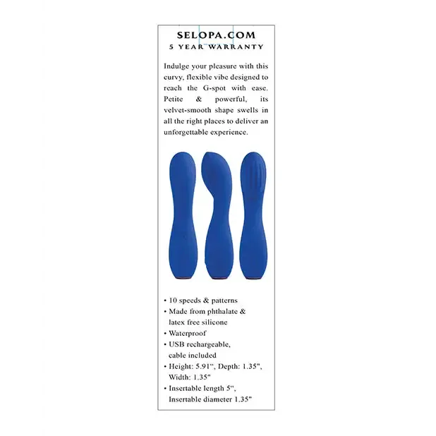 Vibrators Evolved Novelties INC Selopa Sapphire G Blue