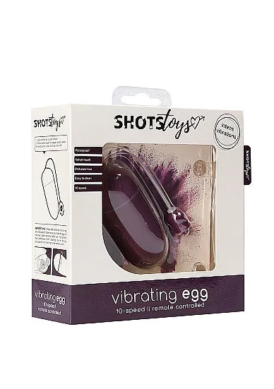 Vibrators HonourSkintwocom 10 Speed Vibrating Egg Purple