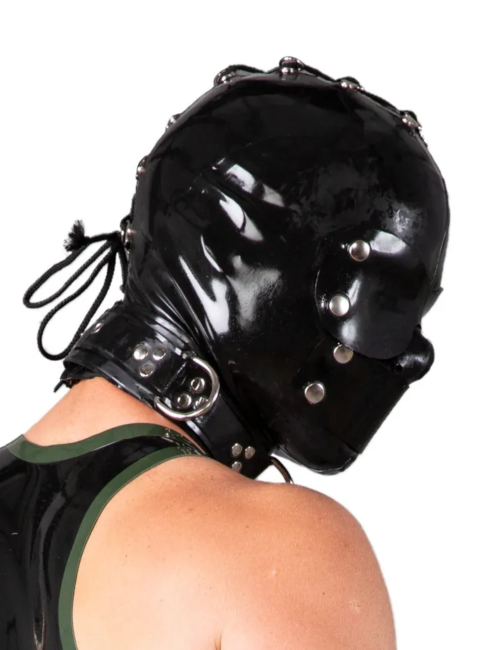Vibrators HonourSkintwocom Latex Blindfold Hood