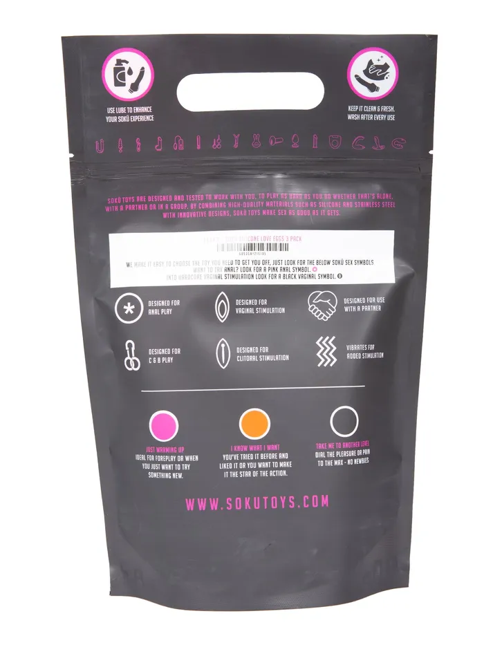 Vibrators HonourSkintwocom Soku Love Egg 3 Pack Vibrators HonourSkintwocom Soku Love Egg 3 Pack