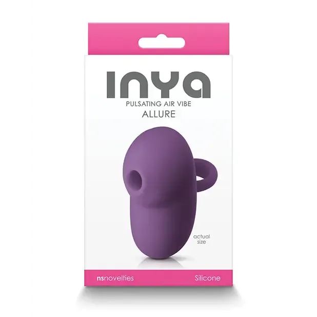 Vibrators INYA Allure Pulsating Air Vibe Dark Purple NS Novelties Vibrators INYA Allure Pulsating Air Vibe Dark Purple NS Novelties
