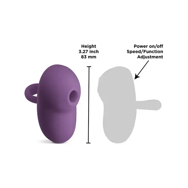 Vibrators INYA Allure Pulsating Air Vibe Dark Purple NS Novelties Vibrators INYA Allure Pulsating Air Vibe Dark Purple NS Novelties