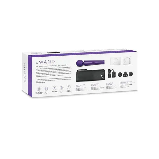 Vibrators Le Wand Le Wand Rechargeable Massager Black Vibrators Le Wand Le Wand Rechargeable Massager Black
