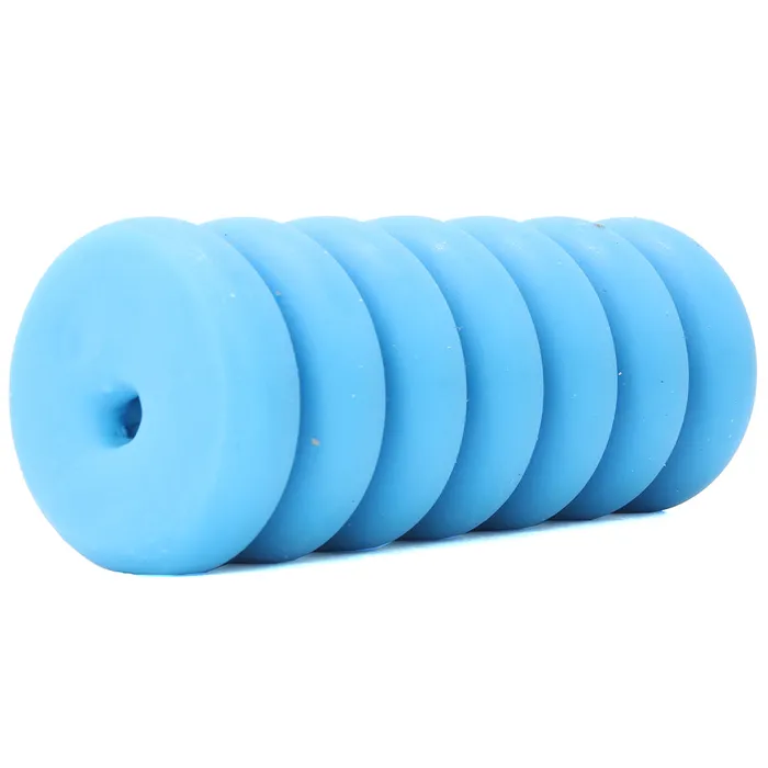 Vibrators Mood Thrill Triple Texture Stroker in Blue Doc Johnson Vibrators Mood Thrill Triple Texture Stroker in Blue Doc Johnson