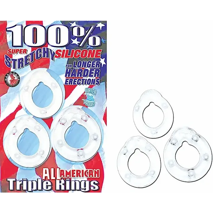 Vibrators Nasstoys All American Triple Rings
