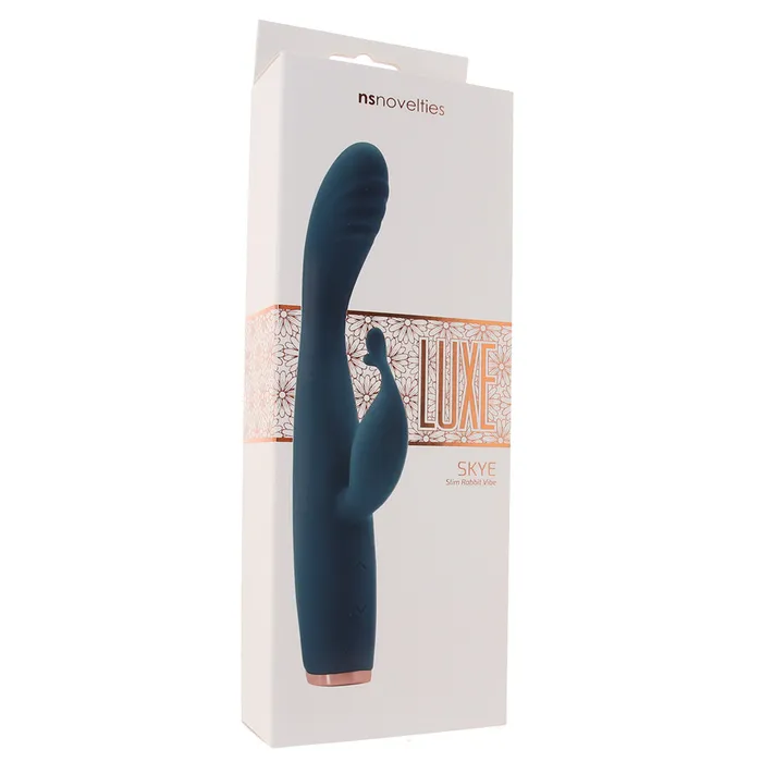 Vibrators ns novelties Luxe Skye Slim Rabbit Vibe in Teal Vibrators ns novelties Luxe Skye Slim Rabbit Vibe in Teal