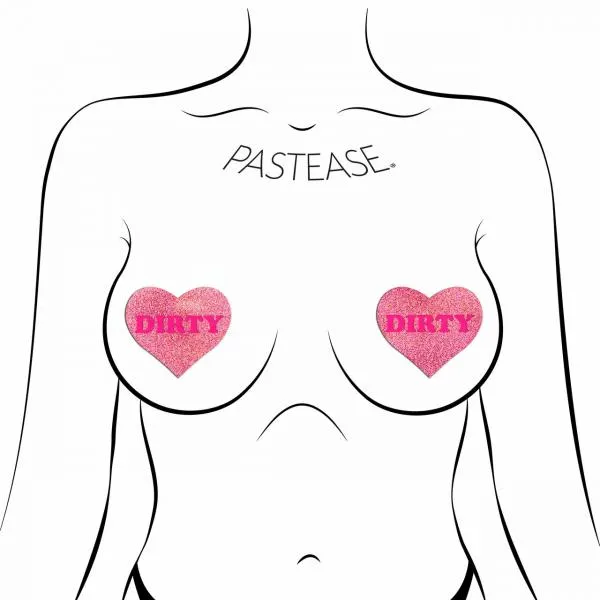 Vibrators Pastease Pastease Love Dirty Heart Pink Vibrators Pastease Pastease Love Dirty Heart Pink