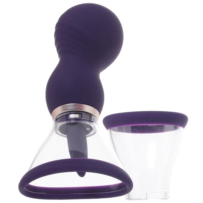Vibrators Pumped Sensual Vulva Breast Pump in Purple Shots Toys