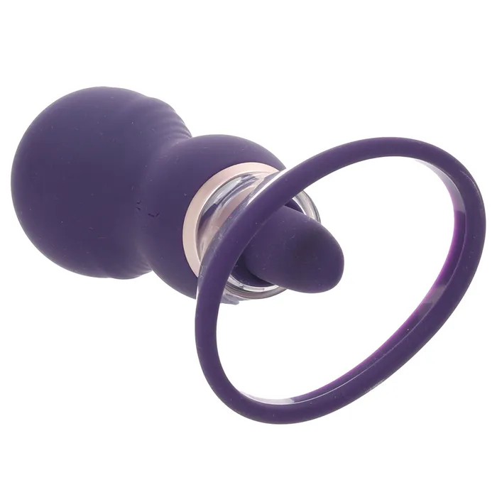 Vibrators Pumped Sensual Vulva Breast Pump in Purple Shots Toys