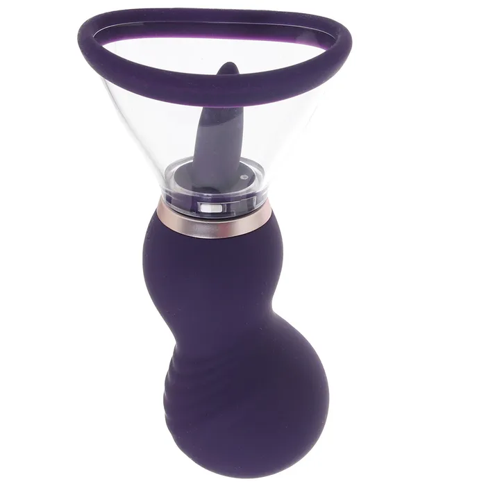 Vibrators Pumped Sensual Vulva Breast Pump in Purple Shots Toys