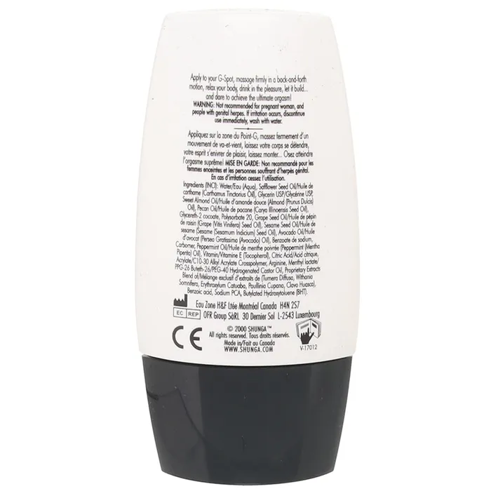 Vibrators Shunga Rain of Love GSpot Arousal Cream in 1oz30ml