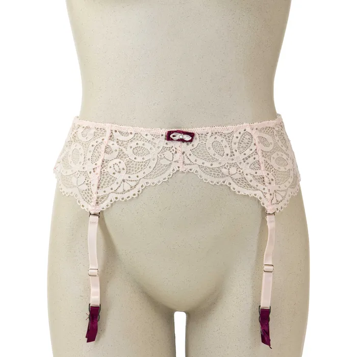 Vibrators Sophie B Sophie B Delicate Lace Garter Pink Large