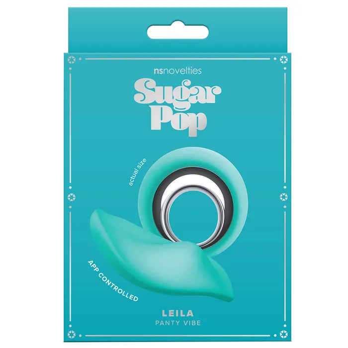 Vibrators Sugar Pop Leila Panty Vibe and Remote in Teal ns novelties Vibrators Sugar Pop Leila Panty Vibe and Remote in Teal ns novelties