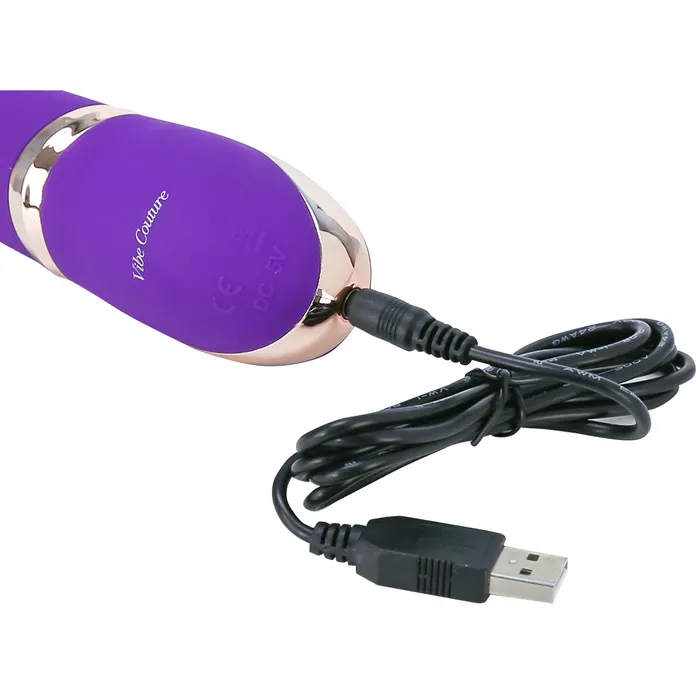 Vibrators Vibe Couture Vibe Couture Rabbit Entice Rechargeable Vibrator Purple