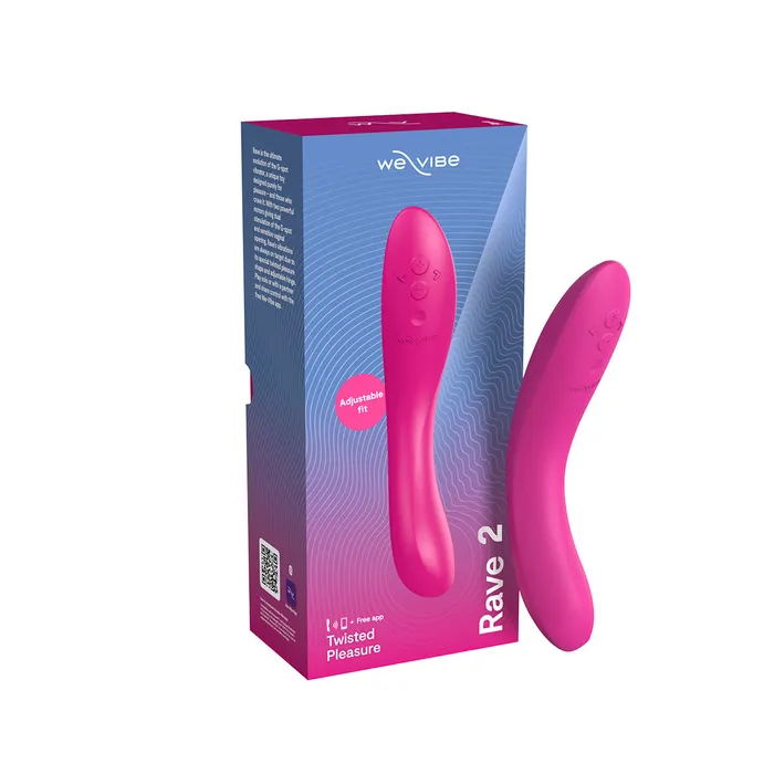 WeVibe WeVibe Rave 2 Twisted Pleasure GSpot Vibrator Fuchsia Vibrators