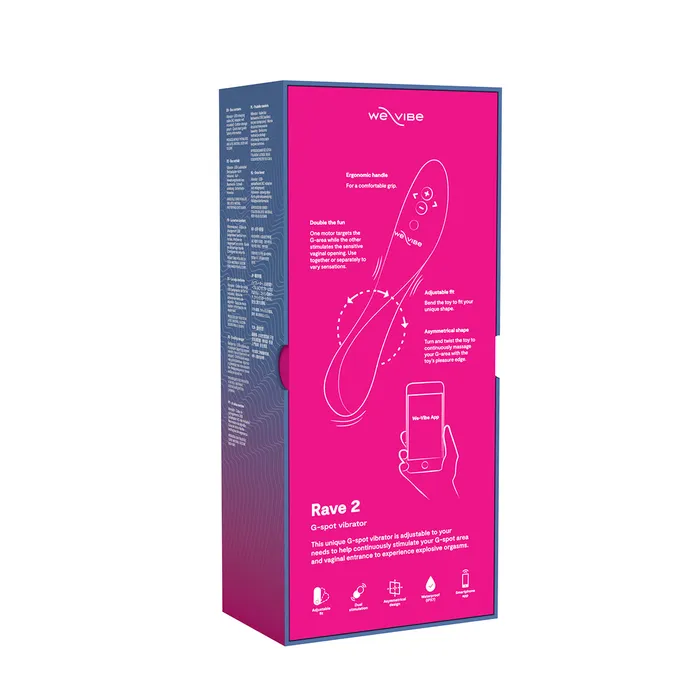 WeVibe WeVibe Rave 2 Twisted Pleasure GSpot Vibrator Fuchsia Vibrators