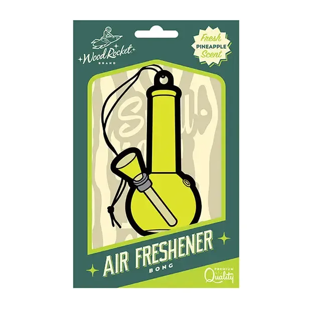 Wood Rocket Bong Air Freshener Pineapple Wood Rocket LLC Vibrators