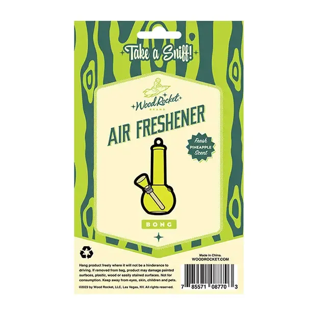 Wood Rocket Bong Air Freshener Pineapple Wood Rocket LLC Vibrators Wood Rocket Bong Air Freshener Pineapple Wood Rocket LLC Vibrators