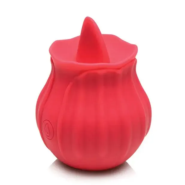 XR Brands Inmi Bloomgasm Wild Violet 10x Licking Stimulator Red Vibrators