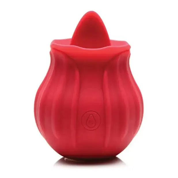 XR Brands Inmi Bloomgasm Wild Violet 10x Licking Stimulator Red Vibrators