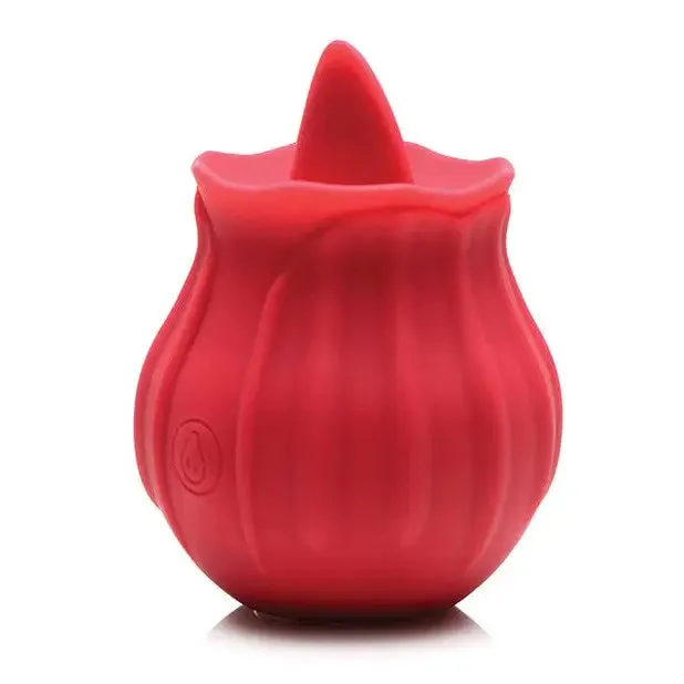 XR Brands Inmi Bloomgasm Wild Violet 10x Licking Stimulator Red Vibrators