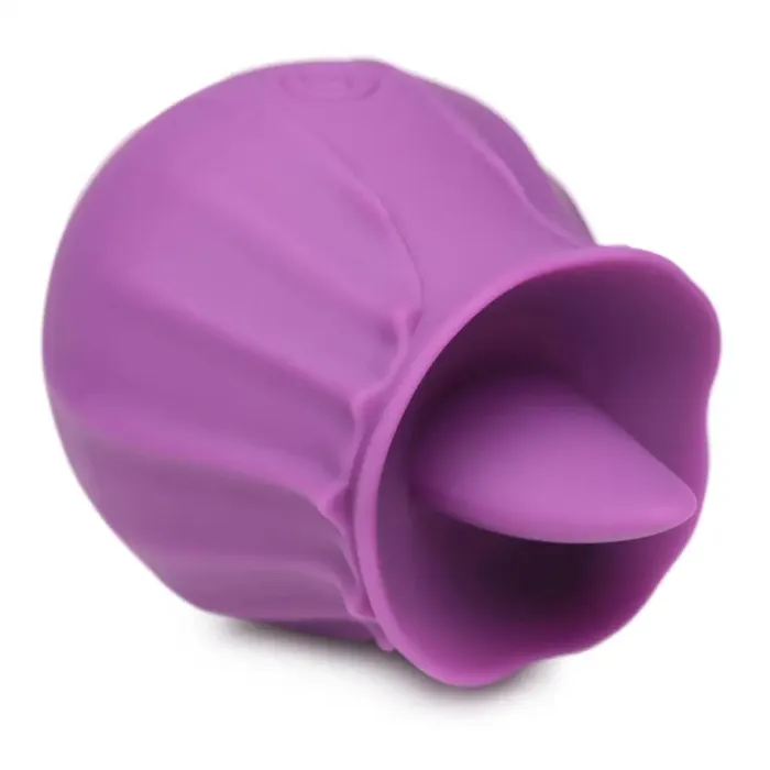 XR Brands Inmi Bloomgasm Wild Violet 10x Licking Stimulator Red Vibrators