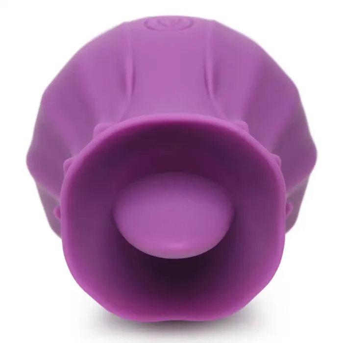 XR Brands Inmi Bloomgasm Wild Violet 10x Licking Stimulator Red Vibrators