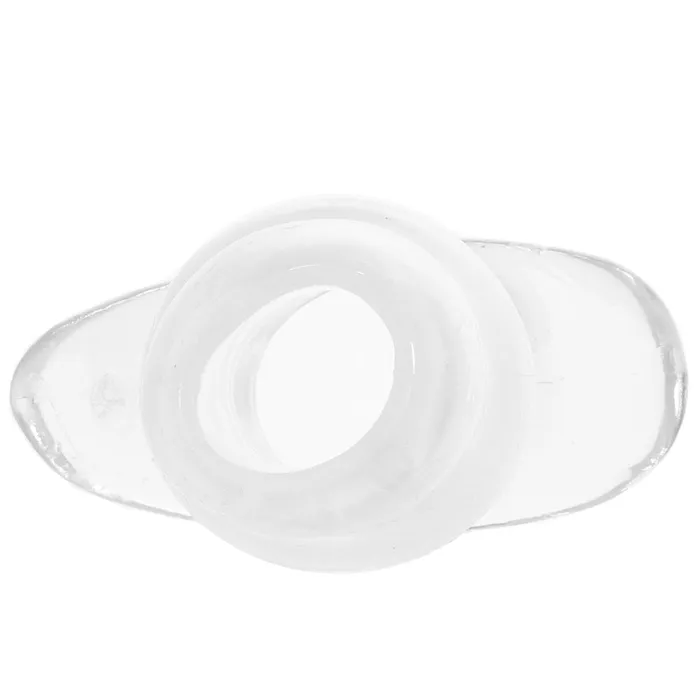 XR Brands Male Sex Toys Master Series Clear View Hollow Anal Plug in XL