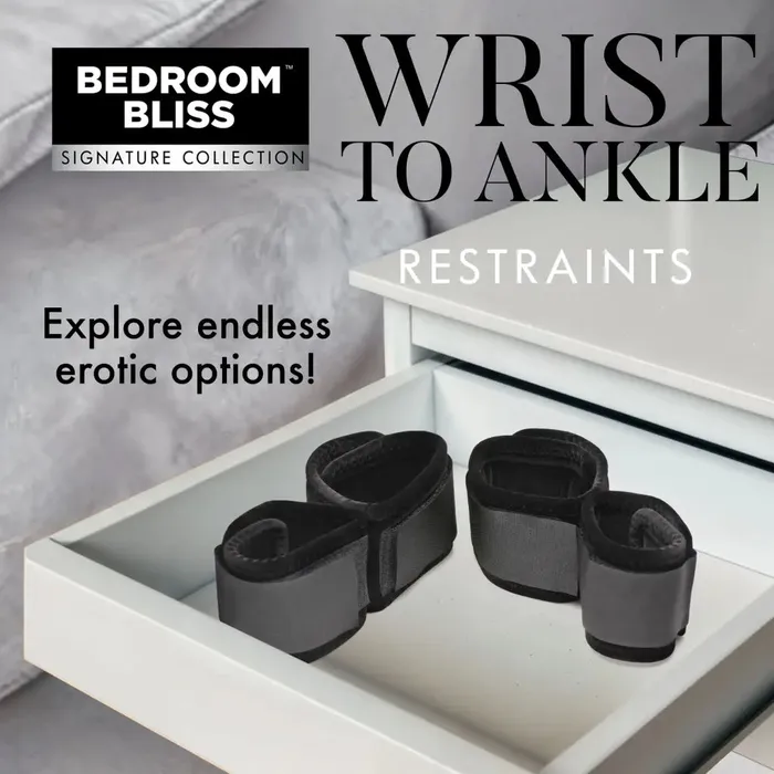 XR Brands Wrist To Ankle Restraints Couples