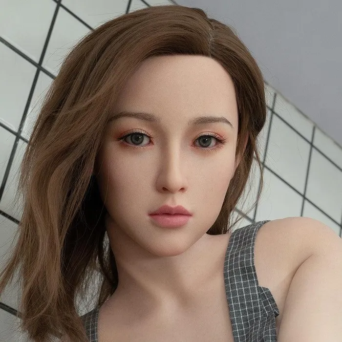 Zelex Doll Gemma Silicone Sex Doll Head Natural Zelex Male Sex Toys