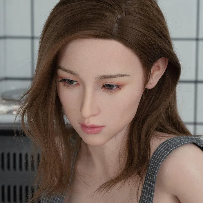 Zelex Doll Gemma Silicone Sex Doll Head Natural Zelex Male Sex Toys