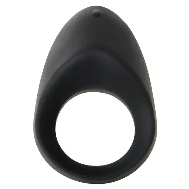 Zero Tolerance Zero Tolerance Night Rider Rechargeable Vibrating Silicone Cockring Black Anal