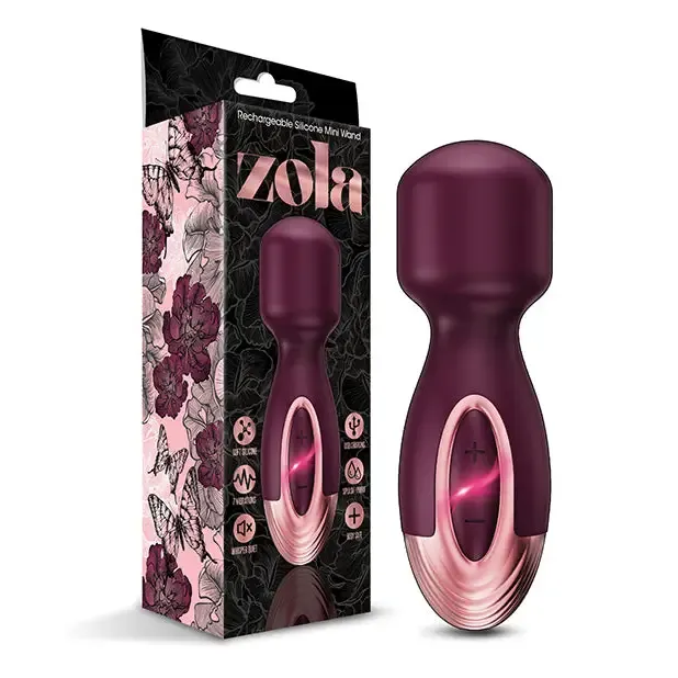 Zola Rechargeable Silicone Mini Wand Global Novelties LLC Female Sex Toys