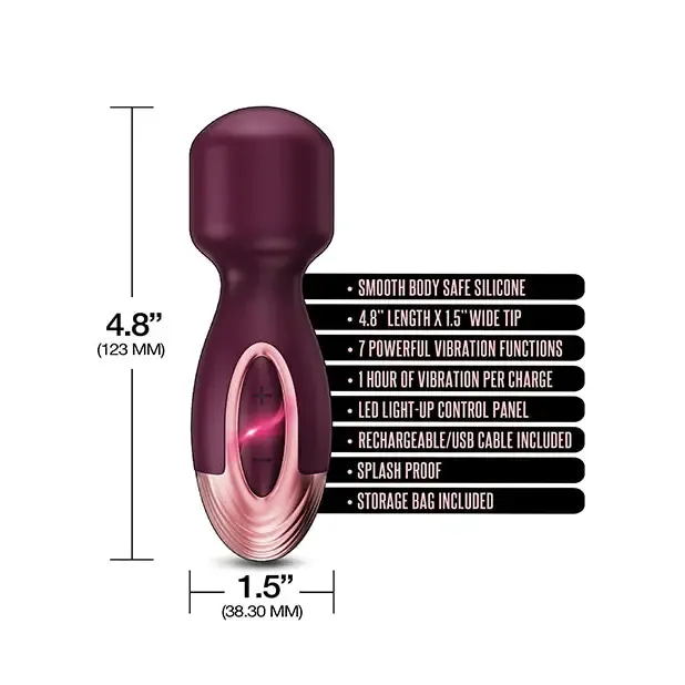 Zola Rechargeable Silicone Mini Wand Global Novelties LLC Female Sex Toys